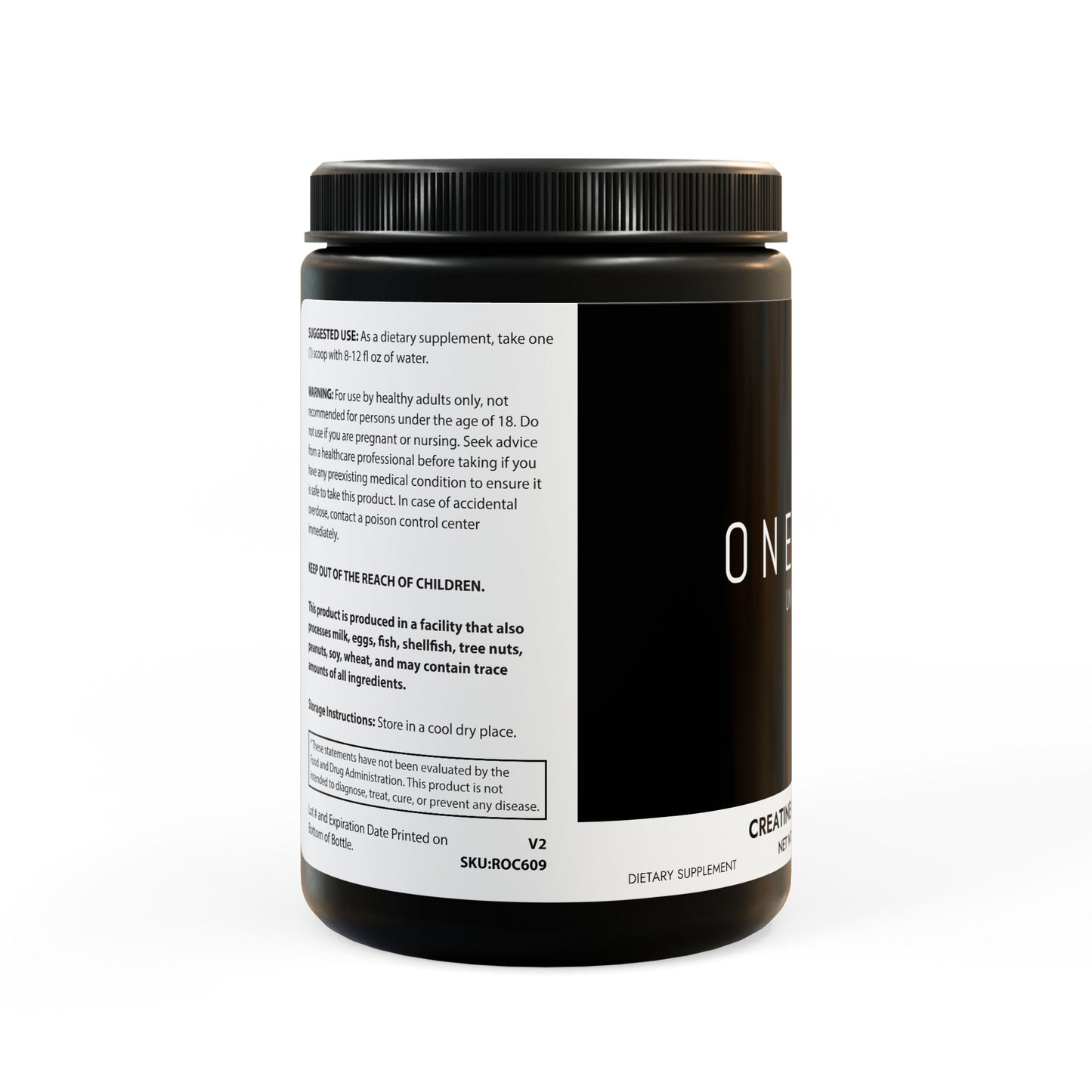 Creatine Monohydrate Supplement - Unflavored