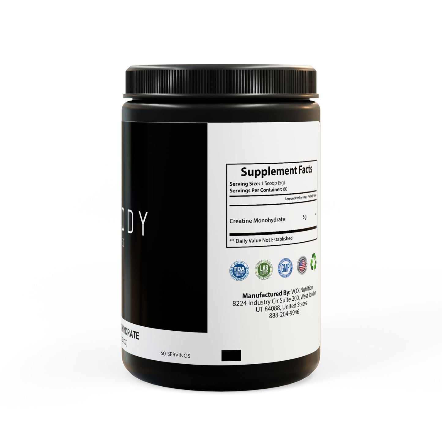 Creatine Monohydrate Supplement - Unflavored